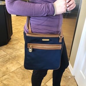 Michael Kors Navy Crossbody